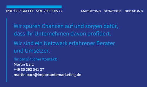 Website-Erstellung für Importante Marketing