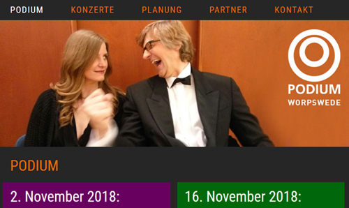 Website-Erstellung Podium Worpswede