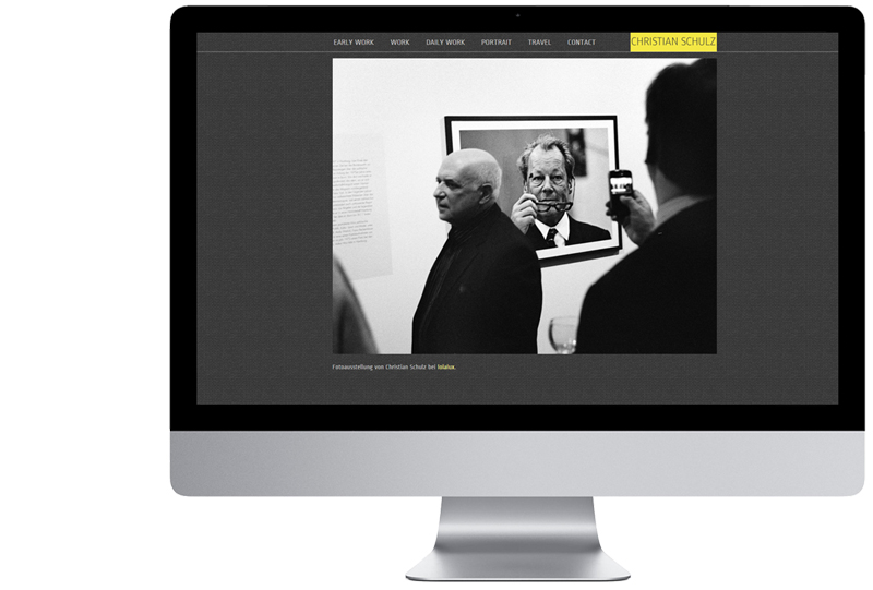 Referenz für die Website von Christian Schulz