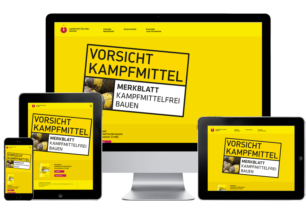 Referenz für die Website vom Verein zur Förderung fairer Bedingungen am Bau e.V.