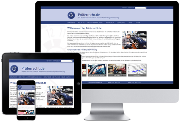 Contao Website Prueferrecht